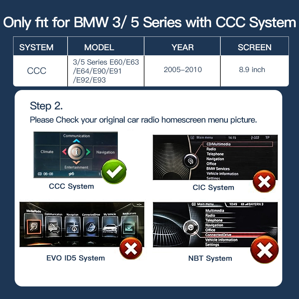 BMW 3/5 Series 2005-2010 with CCC System - Image 3