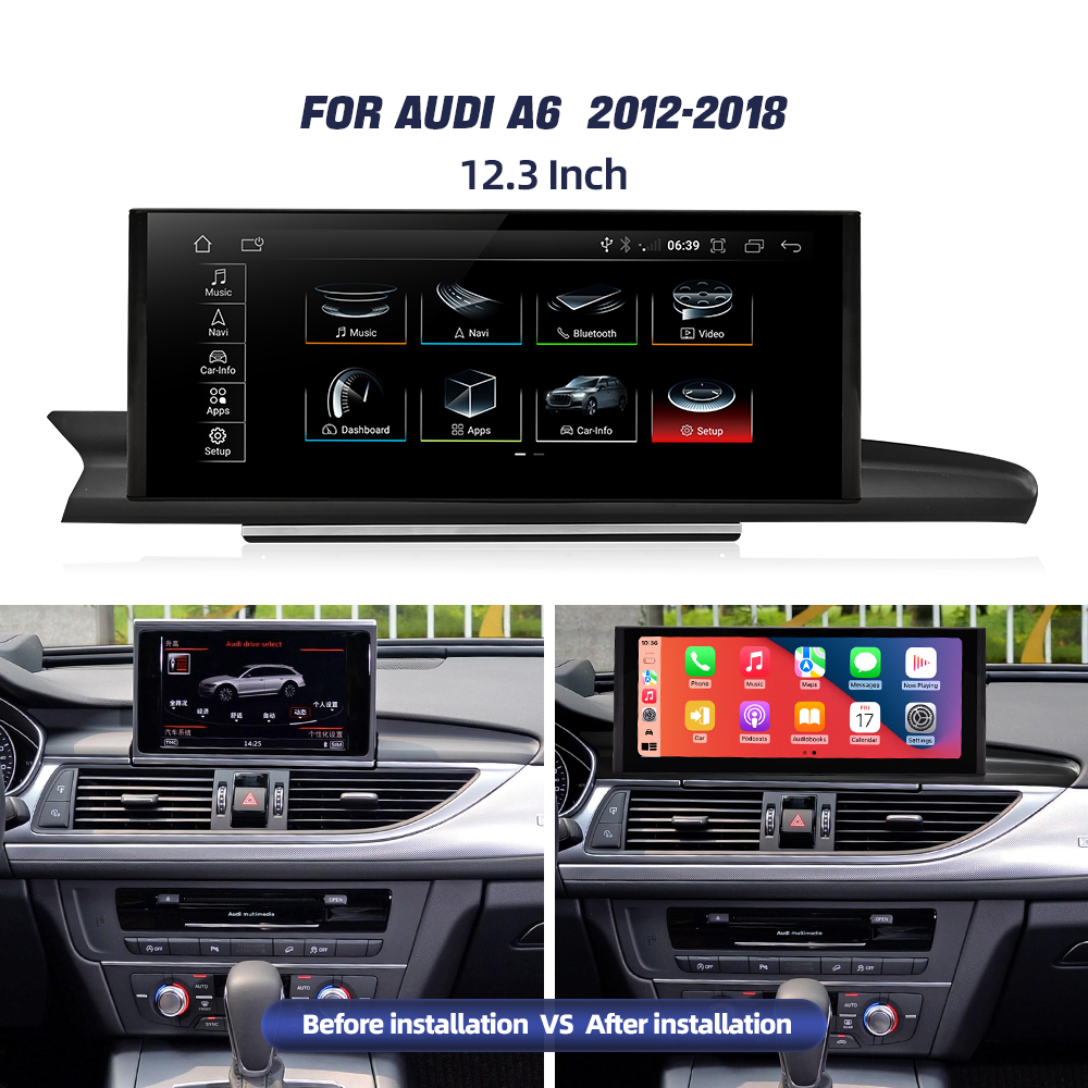 Audi A6/S6 2006-2018 SNAPDRAGON 668 Android 14 / Apple/Android 5G LTE WIFI - Image 2