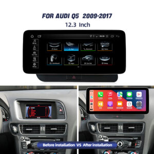 Audi Q5 2009-2017 SNAPDRAGON 668 Android 14 / Apple/Android 5G LTE WIFI 12.3"