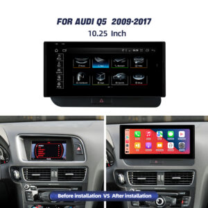 Audi Q5 2009-2017 SNAPDRAGON Android 14 / Apple/Android 5G LTE WIFI 10.25"